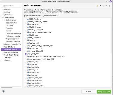 Projektreferenzen in einer Software-Entwicklungsumgebung