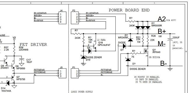 Schaltplan eines FET-Treibers und Power Boards