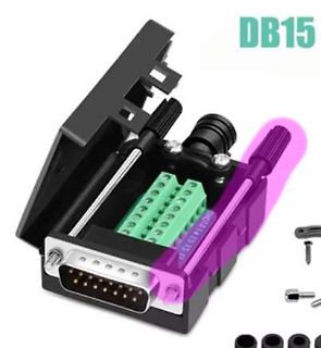 DB15 Anschlussadapter mit Schraubklemmen
