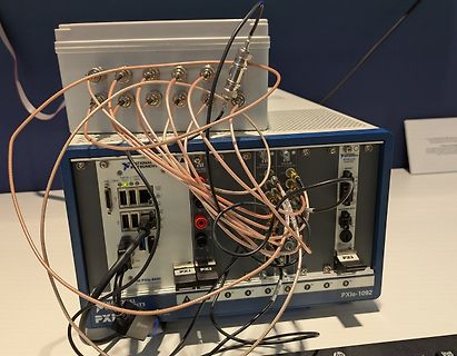 Messaufbau mit National Instruments PXIe-System