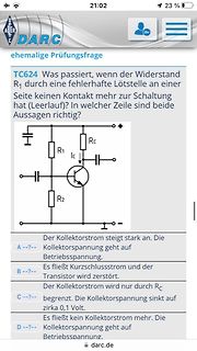 Elektronik-Prüfungsfrage zu einem Transistor-Schaltplan
