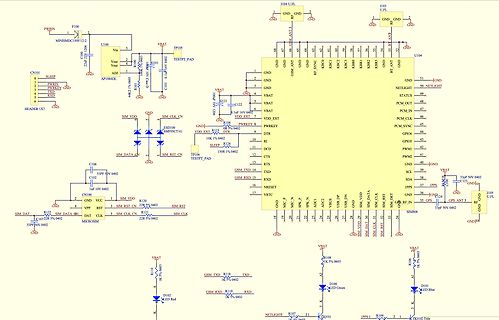 Elektronischer Schaltplan mit Mikrocontroller und GSM-Modul