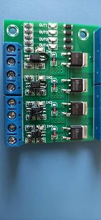 Vierkanal-MOSFET-Treiberplatine mit Schraubklemmen