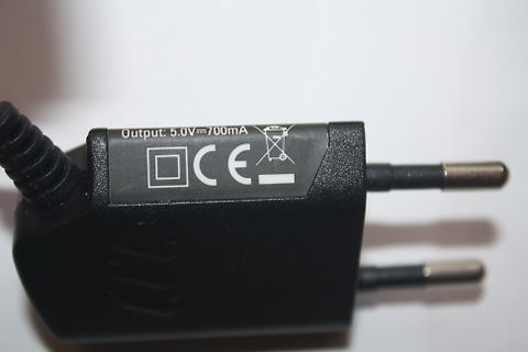 Netzteil mit technischen Daten