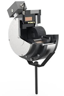 3D-Rendering eines mechanischen Bauteils oder Motors