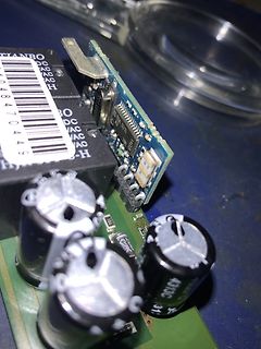 Leiterplatte mit Elektrolytkondensatoren und Modul