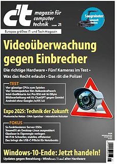 Titelblatt des c't Magazins