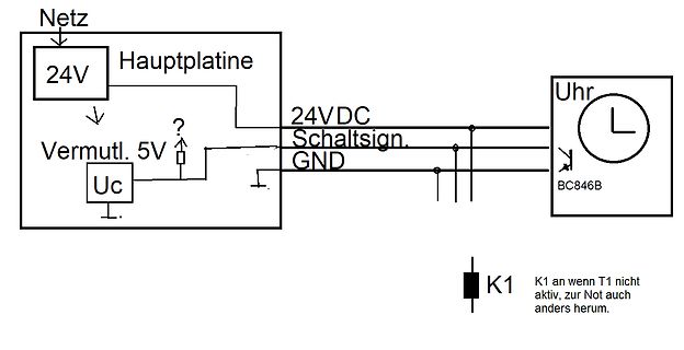 Blockschaltbild einer Elektronikschaltung