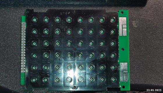 Leiterplatte mit Matrix-Tastatur oder LED-Matrix