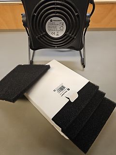 Heißluftgebläse und Ersatzfilter von Toolcraft