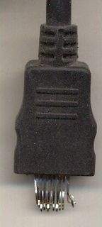Stecker eines Flachbandkabels