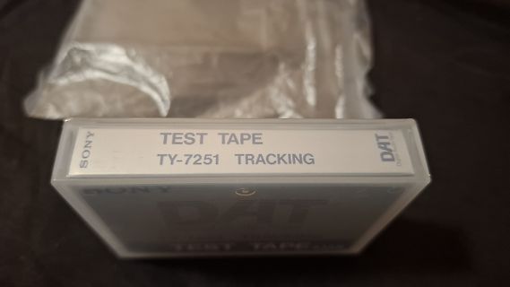 Sony DAT Test Tape TY-7251 Tracking