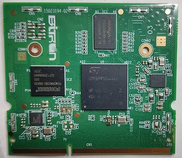 Leiterplatte mit STM32MP15A3 Prozessor