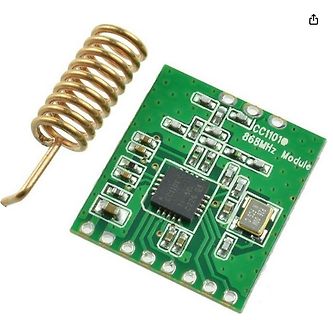 CC1101 868MHz Funkmodul mit Spiralanntenne