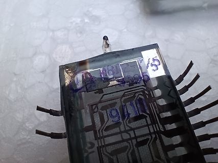 Makroaufnahme eines integrierten Schaltkreises