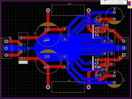 PCB-Layout einer Leiterplatte