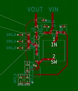 PCB-Layout eines Schaltkreises