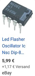 DIP-8 integrierter Schaltkreis für LED-Flasher