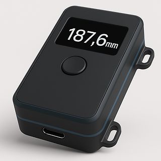 Digitales Messgerät mit Display