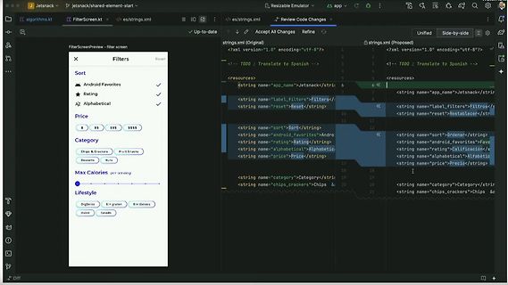 Code-Vergleich in einer Entwicklungsumgebung