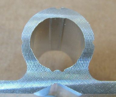 Querschnitt eines Metallbauteils
