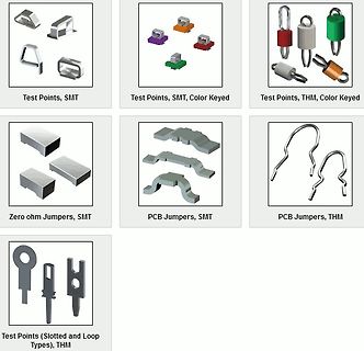 Übersicht verschiedener Testpoints und PCB Jumper