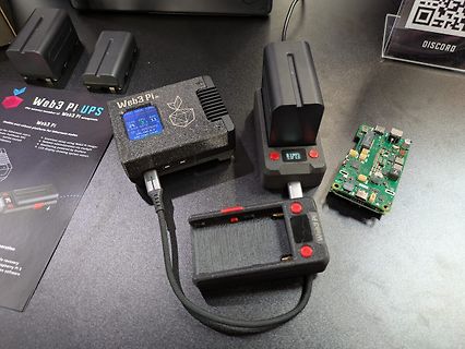 Web3 Pi UPS Hardware Aufbau