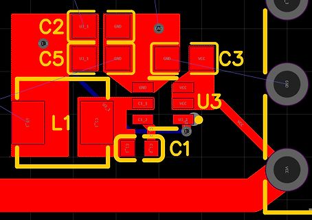 PCB-Layout einer Leiterplatte