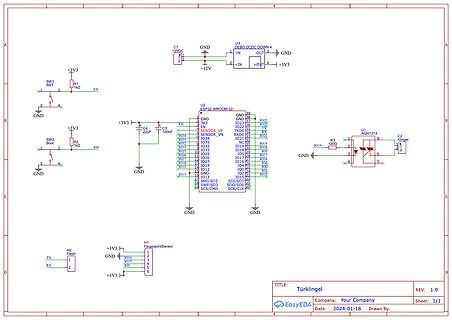 Schaltplan mit ESP32-WROOM-32 Modul