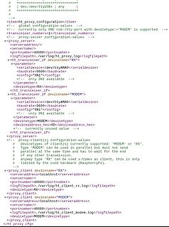 XML-Konfigurationsdatei für Proxy-Einstellungen