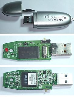 USB-Stick Gehäuse und Leiterplatte