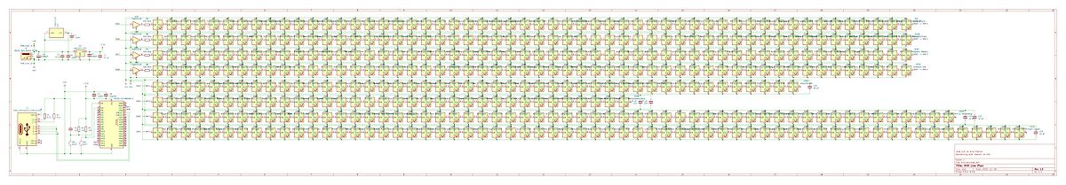 Schaltplan einer LED-Matrix