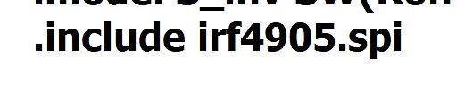 Codeausschnitt mit Include-Anweisung