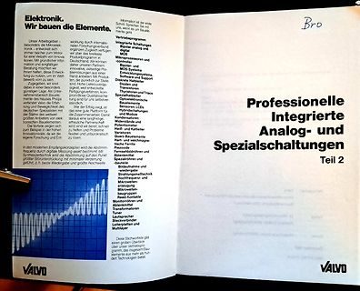 Werbebroschüre der Firma Valvo