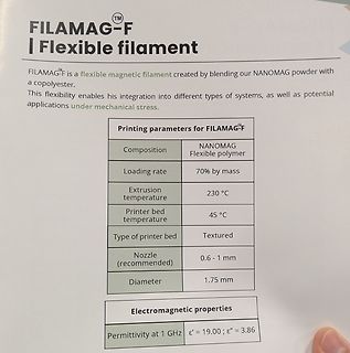 Datenblatt für FILAMAG-F flexibles magnetisches Filament