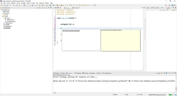 Eclipse IDE mit Java-Fehlermeldung im Code
