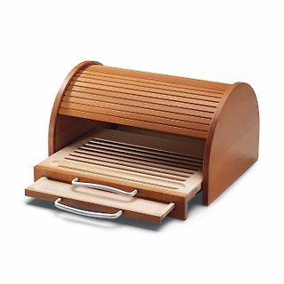 Holz-Seifenspender mit Ablage und Schublade