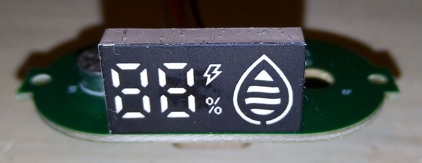 Digitales Display auf Leiterplatte