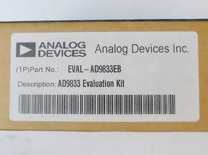 Etikett eines Analog Devices Evaluation Kits