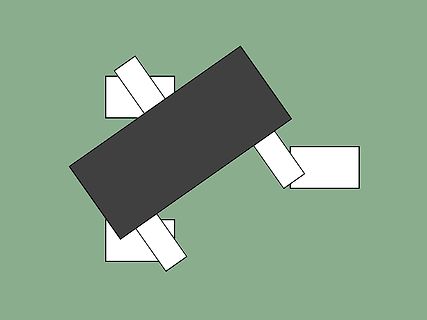Geometrische Form aus Rechtecken