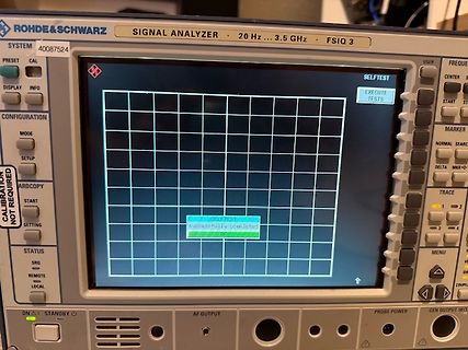 Rohde & Schwarz Signal Analyzer Display