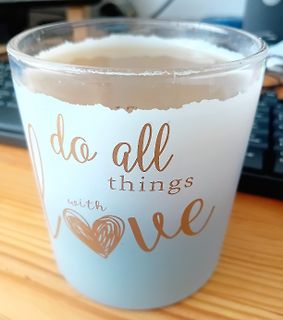 Becher mit Spruch