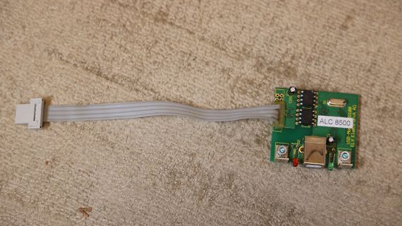 Leiterplatte mit Flachbandkabel