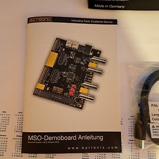 Bedienungsanleitung für ein Batronix MSO-Demoboard