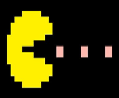 Pixelart von Pac-Man