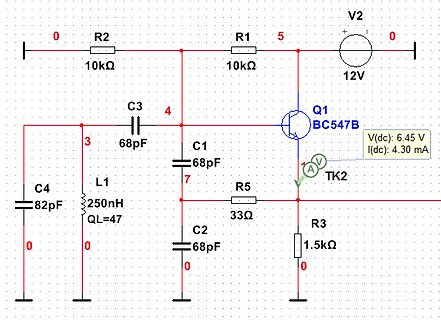 Schaltplan einer elektronischen Schaltung