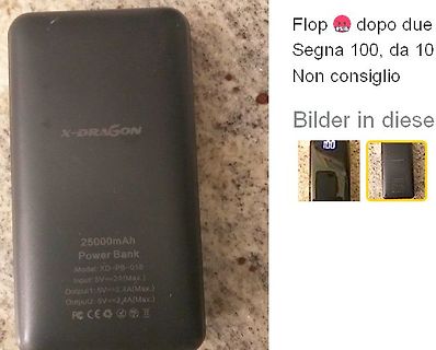 X-Dragon Powerbank 25000mAh