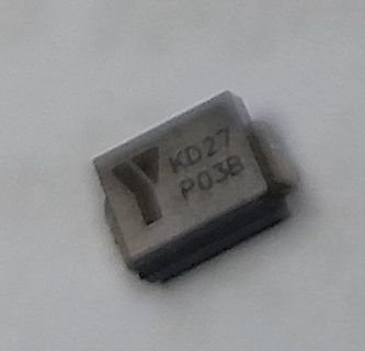 Elektronikbauteil mit Markierung