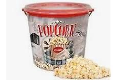 Eimer mit Popcorn