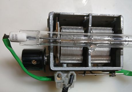 Variac Transformator mit Glühlampe